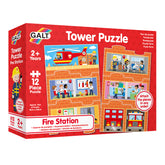 Puzzle turn pompieri Galt, 12 piese extra lungi, JGC1005545